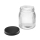 Altom Pojemnik szklany relief z pokrywą 950 ml czarny - 1580558 - zdjęcie 3